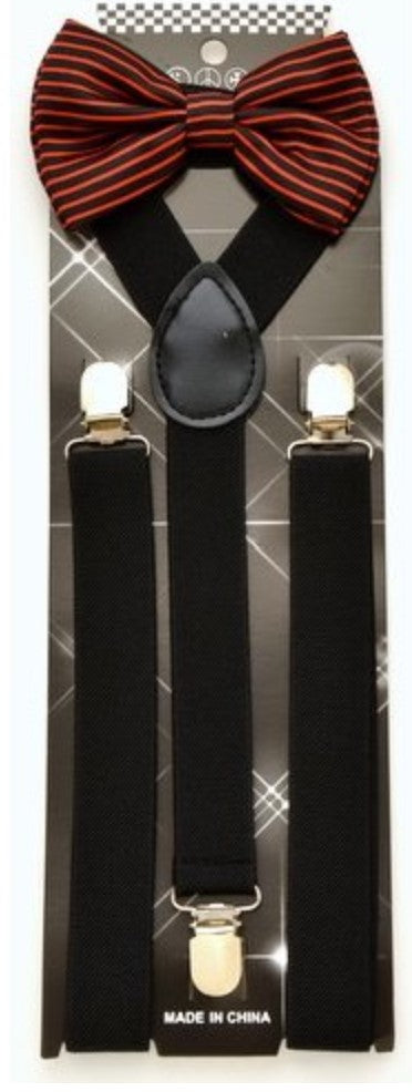 Bow tie & Suspender Set