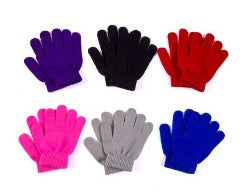 Kids Stretchy Knit Gloves