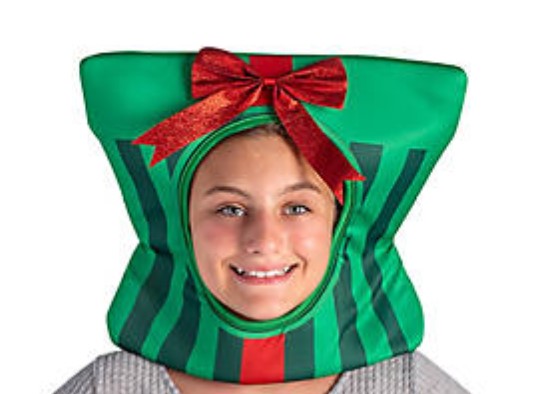 Christmas Gift Head Pull-Over Prop