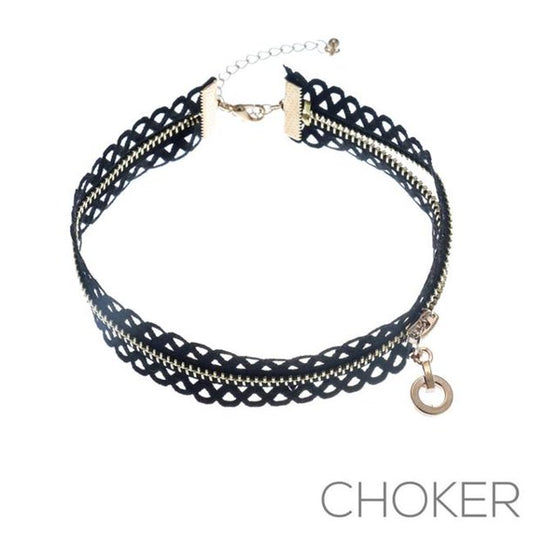 Knot Choker with Zipper