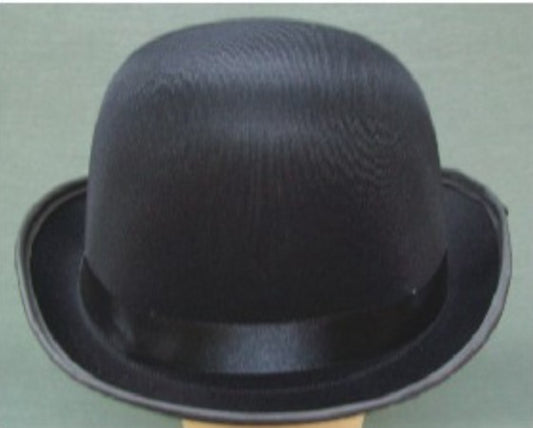 Silk Bowler Black Hat