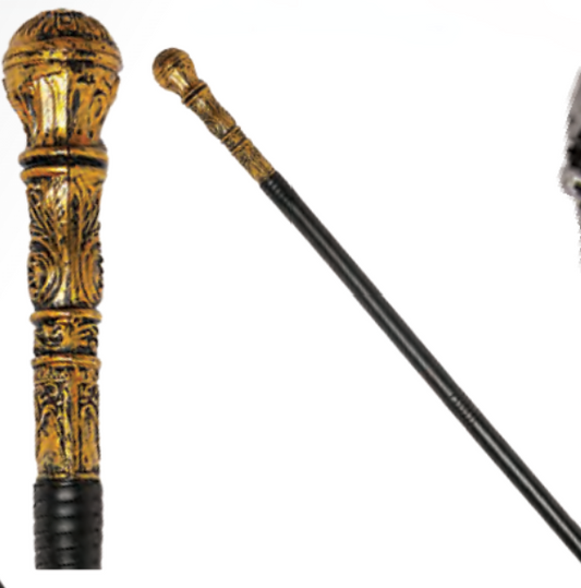 Golden Steampunk Cane