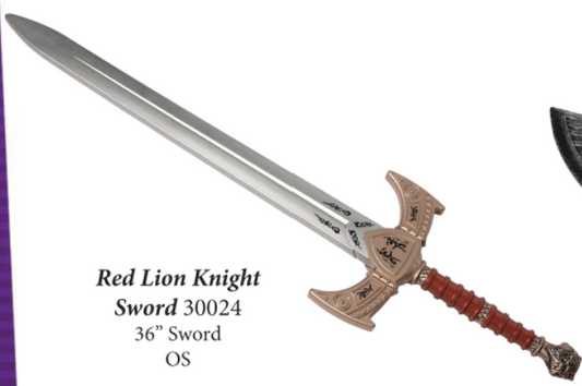 Red Lion Knight Sword