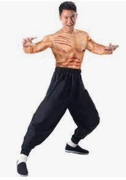 Bruce Lee Muscle Shirt with Cuts