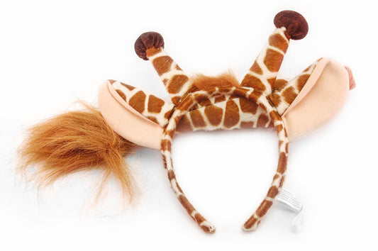 Giraffe  Ears Headband & Tail Kit