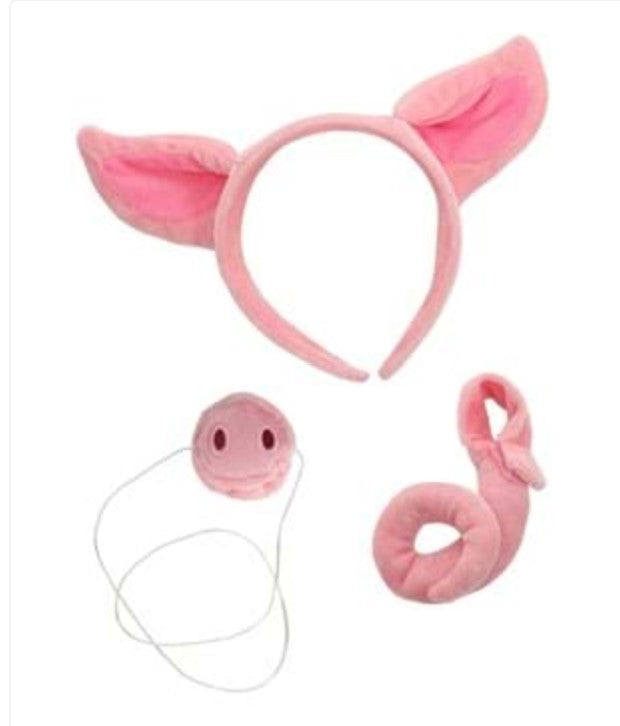 Pig Nose Ears and Tail Set