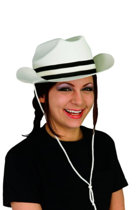 Flocked Cowboy Hat