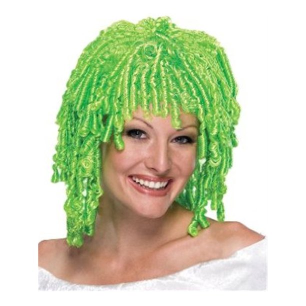 Lime Curly Wig