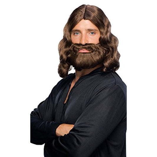 Biblical Beard & Wig Set