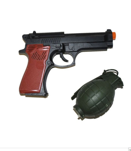 Gun and Grenade