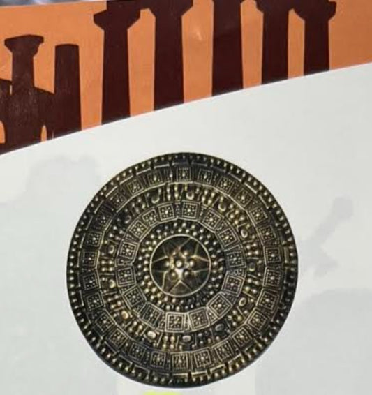 Gold Round Shield