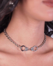 Load image into Gallery viewer, Rhinestone Handcuff Necklace
