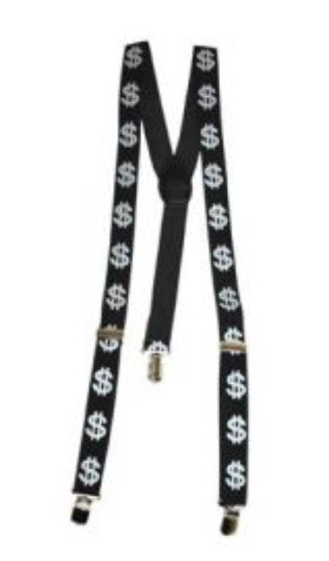 Money Sign Suspenders