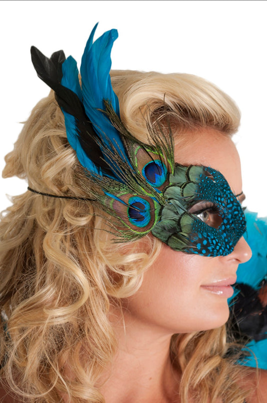 Turquoise Peacock Feather Eye