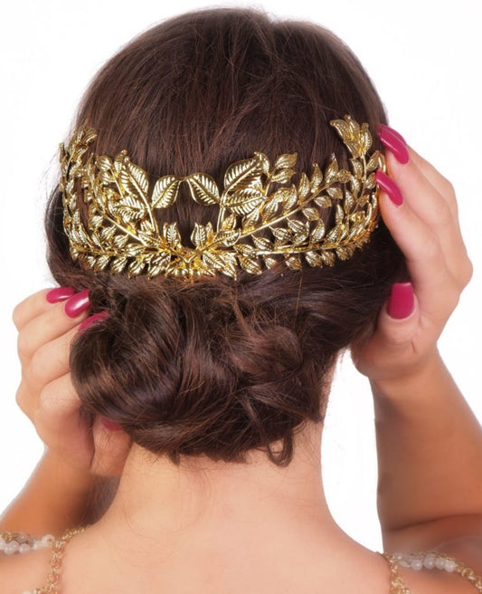 Headdress – Etched Leaves