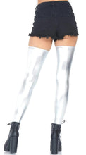 Load image into Gallery viewer, Wet look thigh highs
