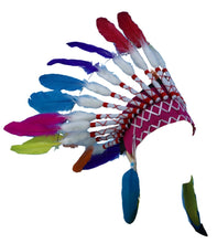 Load image into Gallery viewer, Native American Headdress -Rainbow
