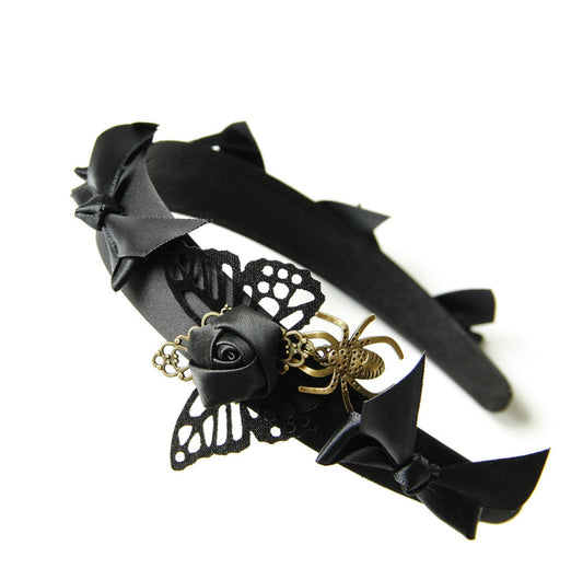 Headband – Butterfly, Bow and Spider