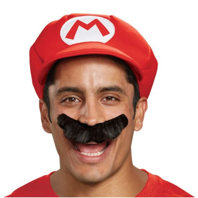Mario AD Hat & Mustache Set