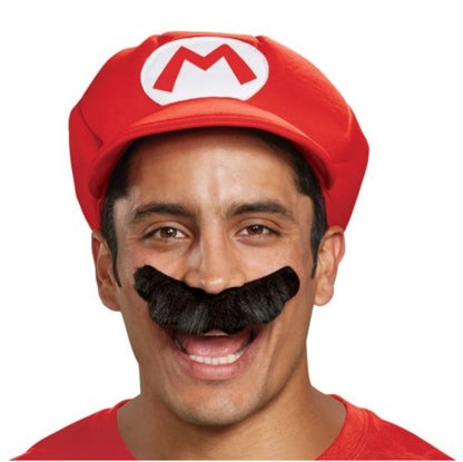 Mario AD Hat & Mustache Set
