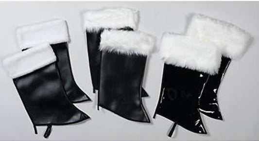 Deluxe Plush Santa Boot Tops