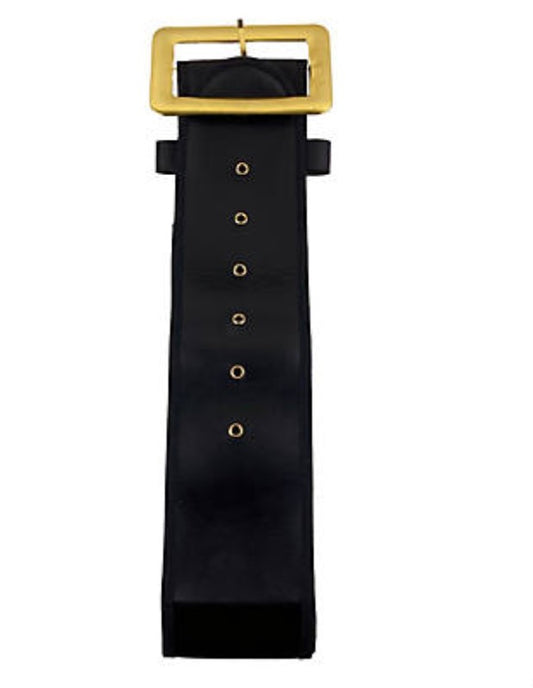 Naugahyde Santa Belt with Prong Buckle