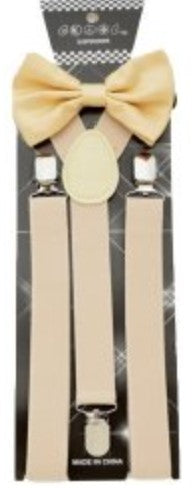 Bow tie & Suspender Set