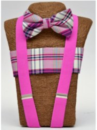 Bow tie & Suspender Set