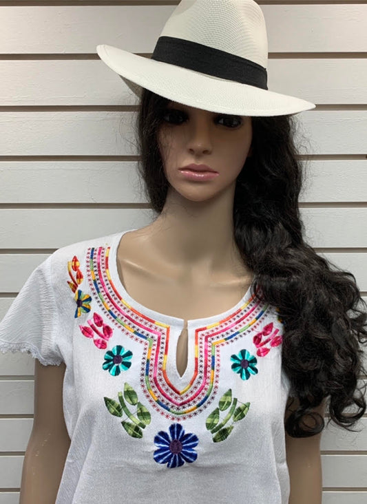Blusa Cuello Floral