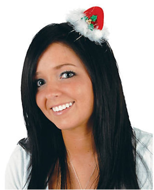 Santa Hat Hair Clip