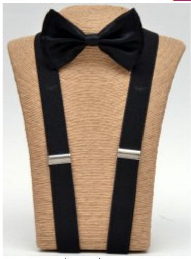 Bow tie & Suspender Set