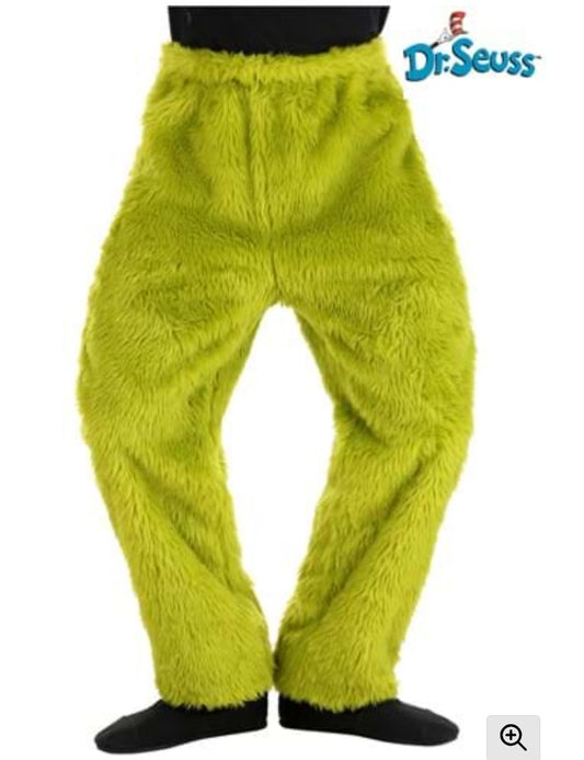 Dr. Seuss Grinch Adult Fur Pants.