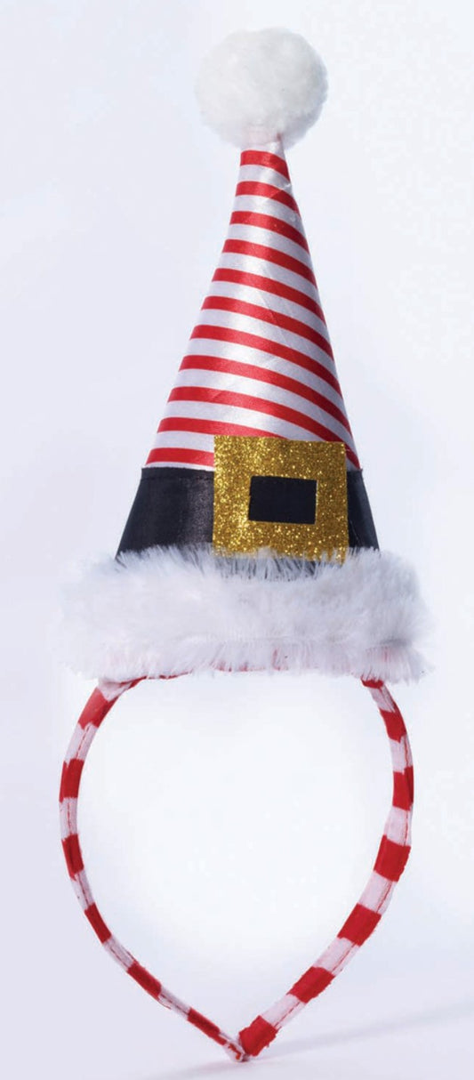 Mini Striped Santa Hat On HDBD