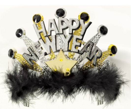Happy New Year Tiara-Lite Up