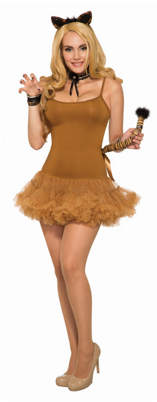 Slip Dress w/ Sparkling Crinoline
