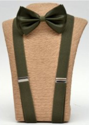 Bow tie & Suspender Set