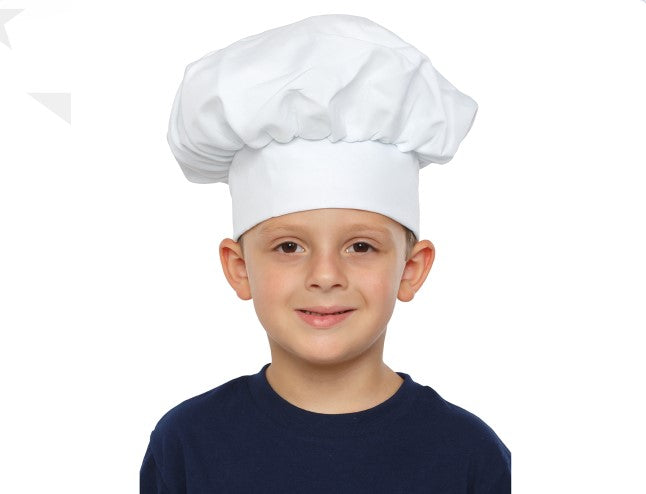 Kids White Chef Hat