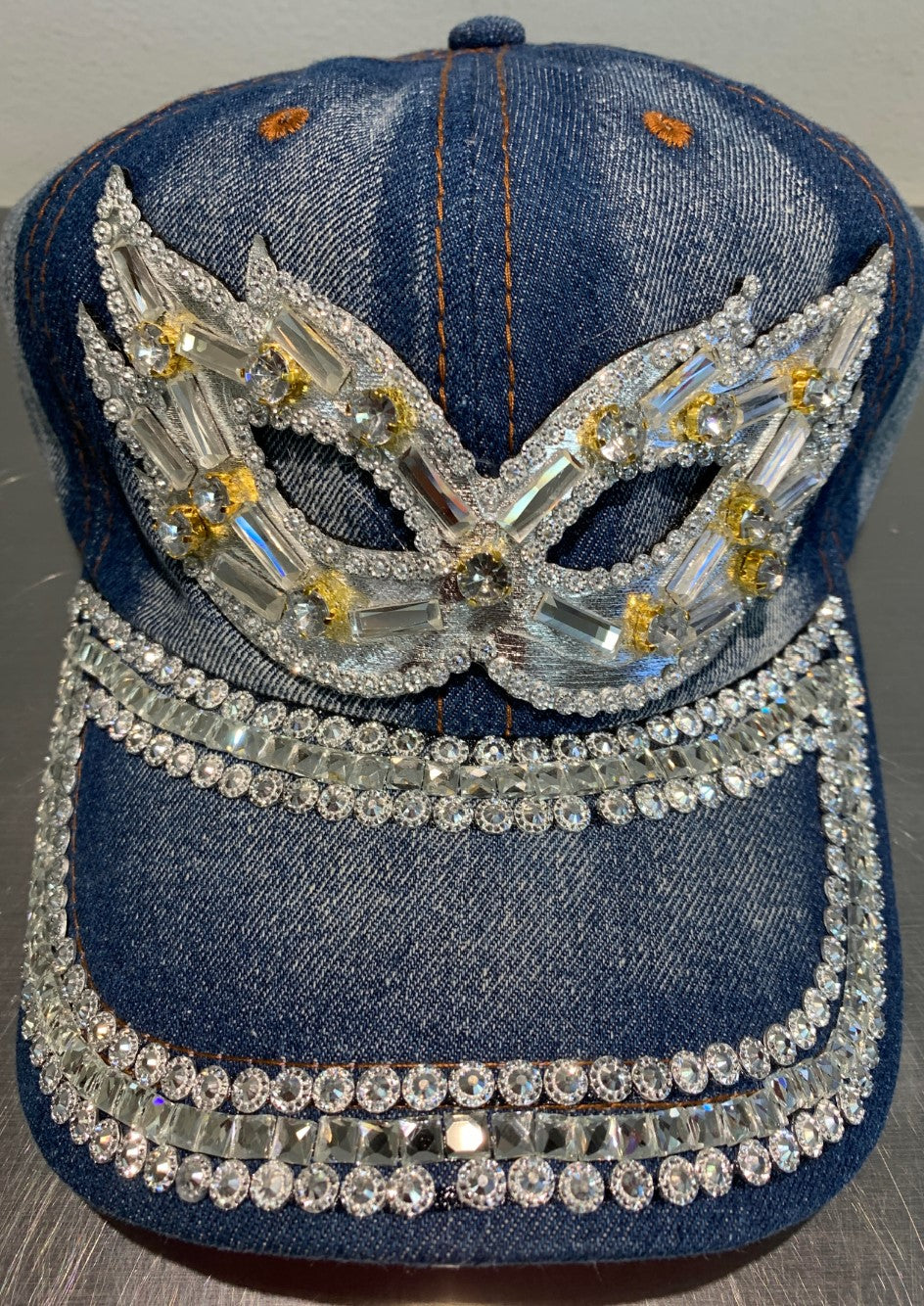 Hat Fashion Silver Masquerade