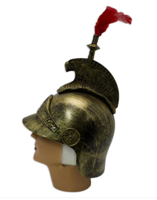 Roman Royal Guard Feather Helmet