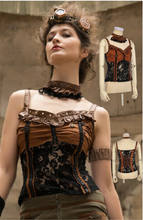 Load image into Gallery viewer, Steampunk Lace Camisol Top

