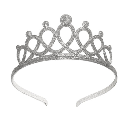 Silver Glitter Tiara