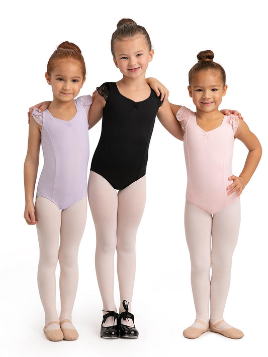 Child Flutter Sleeve Princess Leotard
