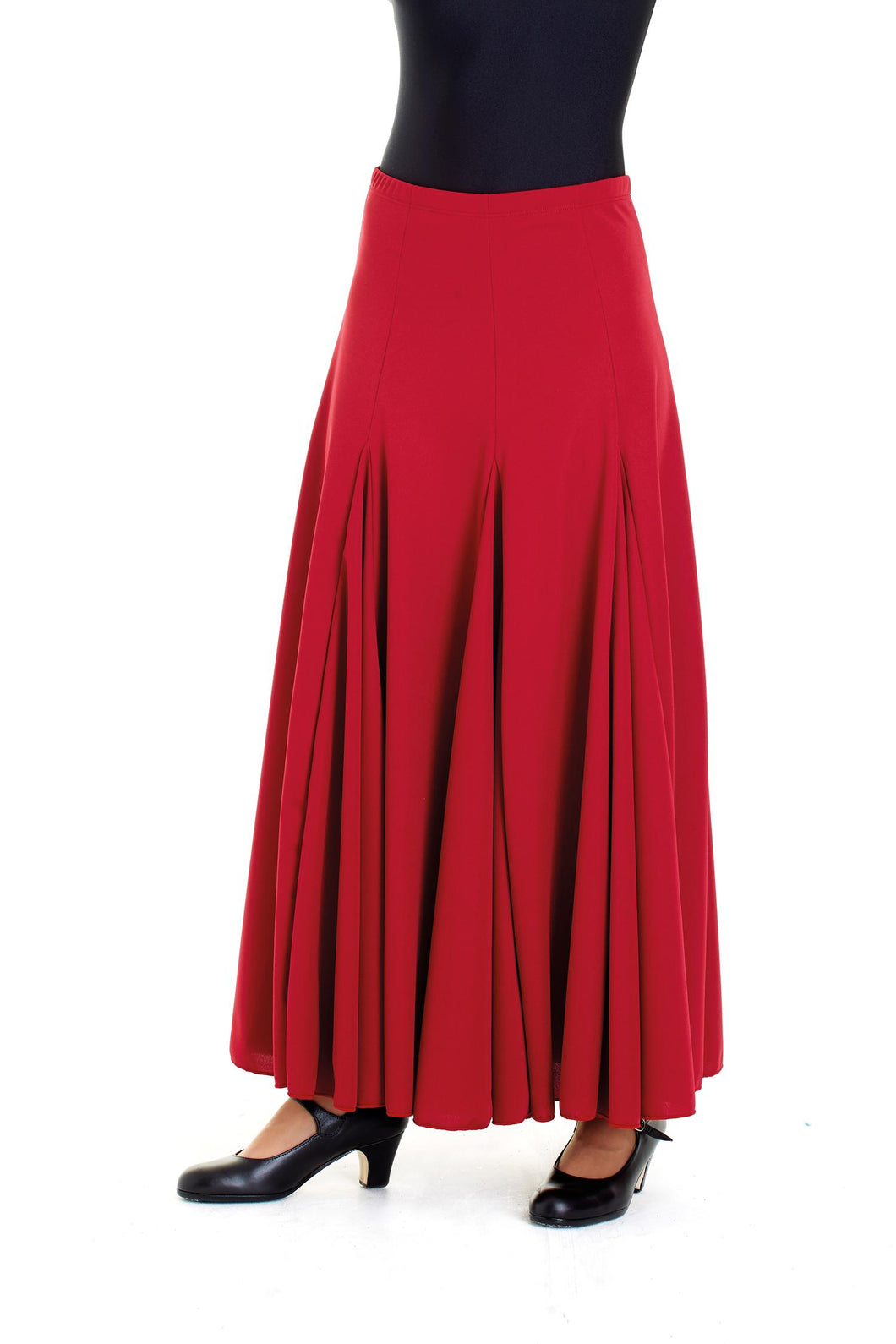 Flared 8-Paneled Flamenco Skirt